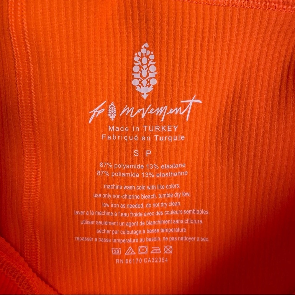 FP Movement by Free People Free Throw Bike Shorts- Burning Up - Picture 4 of 9